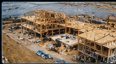 Construction progress aerial imagery