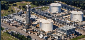 Industrial facility aerial imagery
